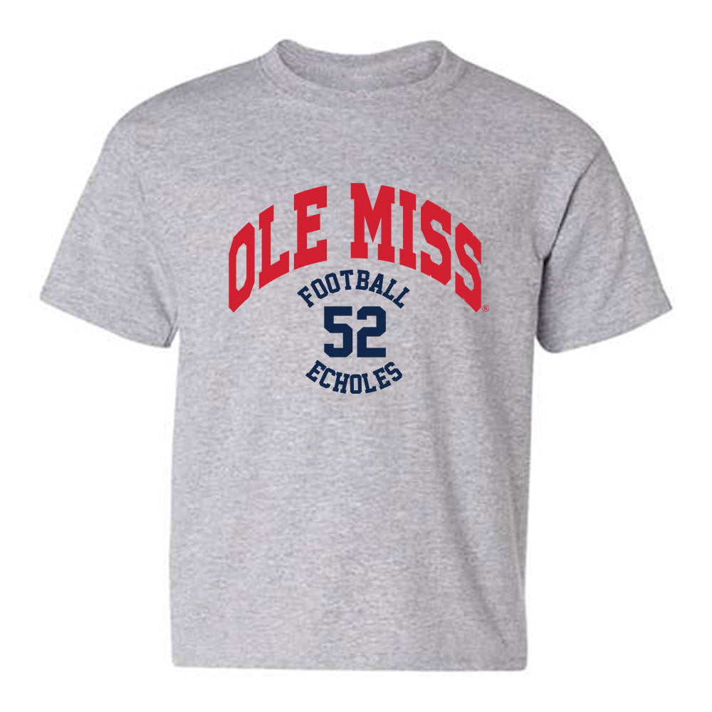 Ole Miss - NCAA Football : Will Echoles - Classic Fashion Shersey Youth T-Shirt-0