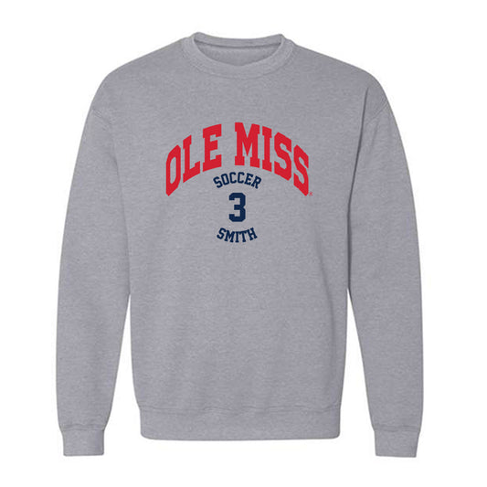 Ole Miss - NCAA Women's Soccer : Kate Smith - Classic Fashion Shersey Crewneck Sweatshirt-0