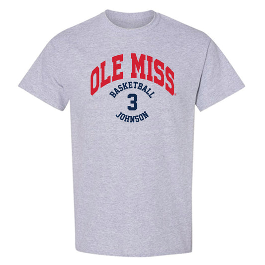 Ole Miss - NCAA Men's Basketball : Koren Johnson - Classic Fashion Shersey T-Shirt-0