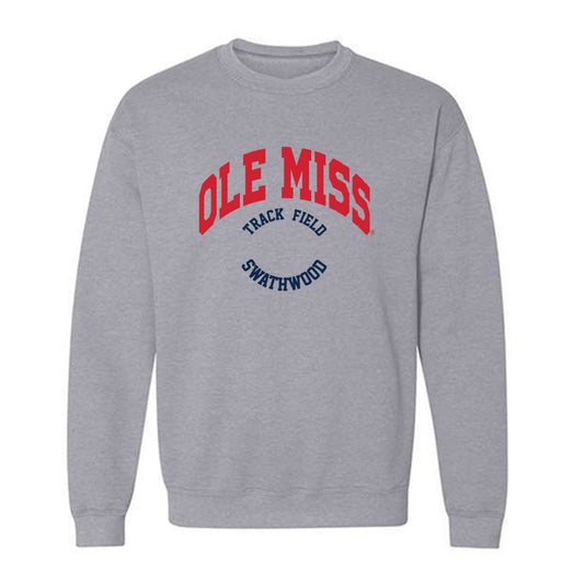 Ole Miss - NCAA Men's Track & Field : Abe Swathwood - Classic Fashion Shersey Crewneck Sweatshirt-0