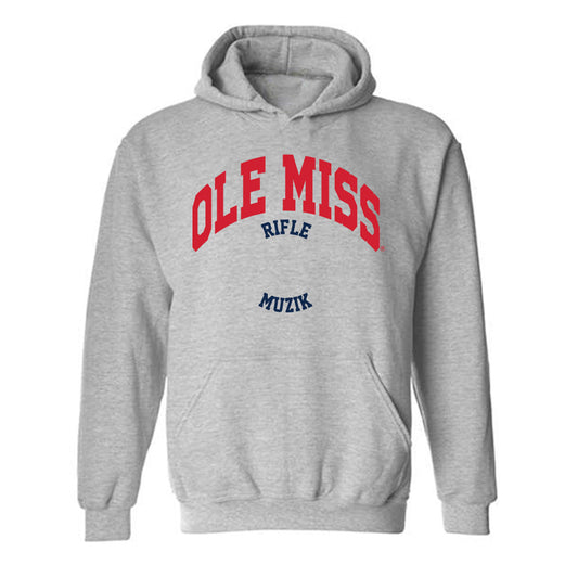 Ole Miss - NCAA Women's Rifle : Claudia Muzik - Classic Fashion Shersey Hooded Sweatshirt-0