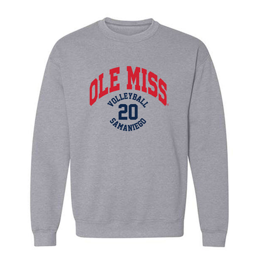 Ole Miss - NCAA Women's Volleyball : Vivianna Samaniego - Classic Fashion Shersey Crewneck Sweatshirt-0