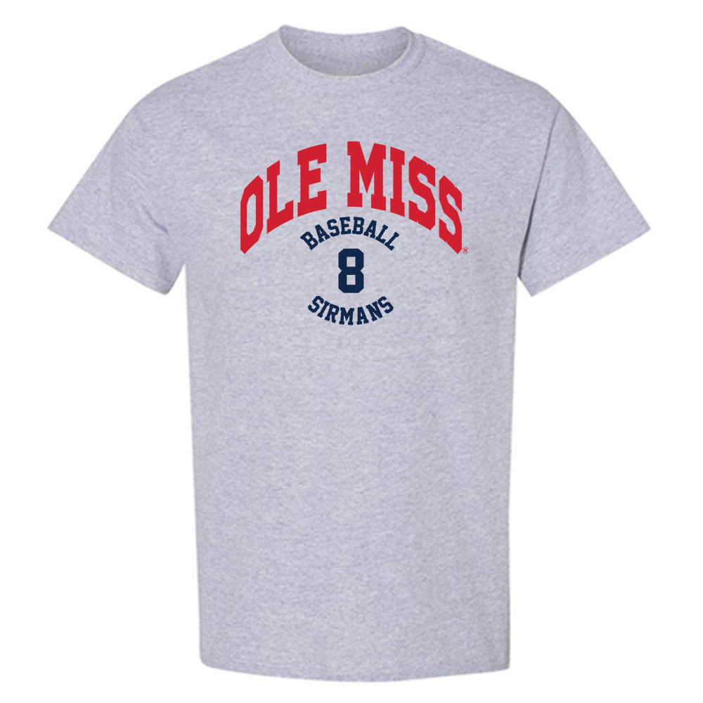 Ole Miss - NCAA Baseball : Tate Sirmans - Classic Fashion Shersey T-Shirt-0