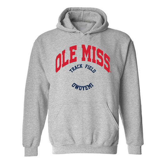 Ole Miss - NCAA Women's Track & Field : Temidayo Owoyemi - Classic Fashion Shersey Hooded Sweatshirt-0