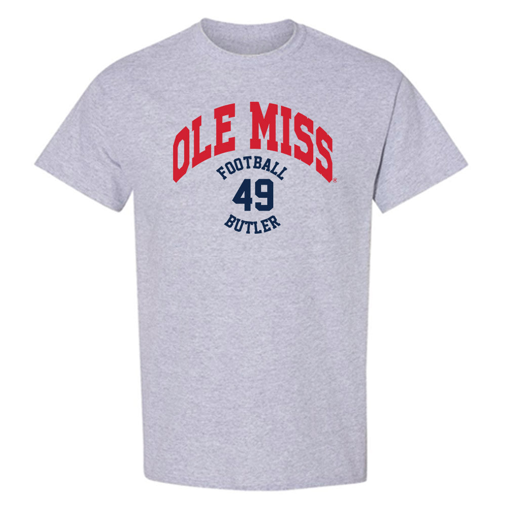 Ole Miss - NCAA Football : Tah'J Butler - Classic Fashion Shersey T-Shirt-0