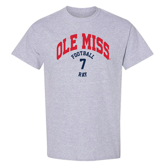 Ole Miss - NCAA Football : Traylon Ray - Classic Fashion Shersey T-Shirt-0