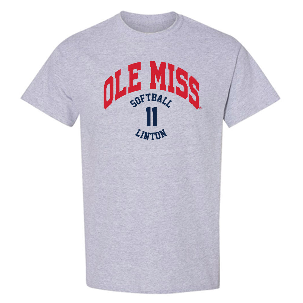 Ole Miss - NCAA Softball : Addi Linton - Classic Fashion Shersey T-Shirt-0