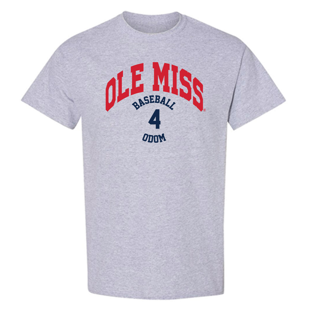Ole Miss - NCAA Baseball : Leo Odom - Classic Fashion Shersey T-Shirt-0