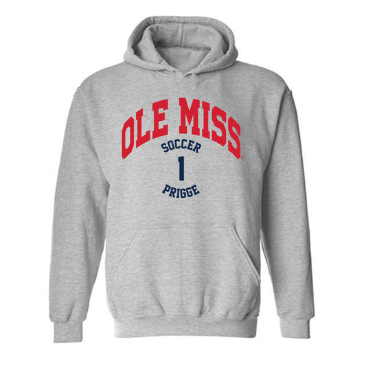 Ole Miss - NCAA Women's Soccer : Taylor Prigge - Classic Fashion Shersey Hooded Sweatshirt-0
