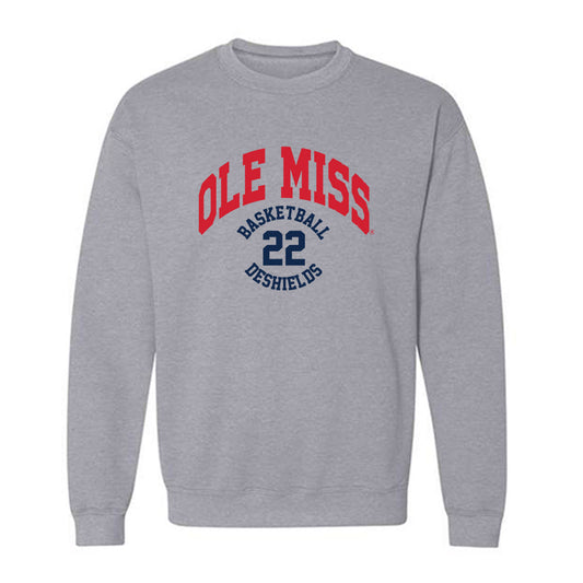 Ole Miss - NCAA Women's Basketball : Denim DeShields - Classic Fashion Shersey Crewneck Sweatshirt-0