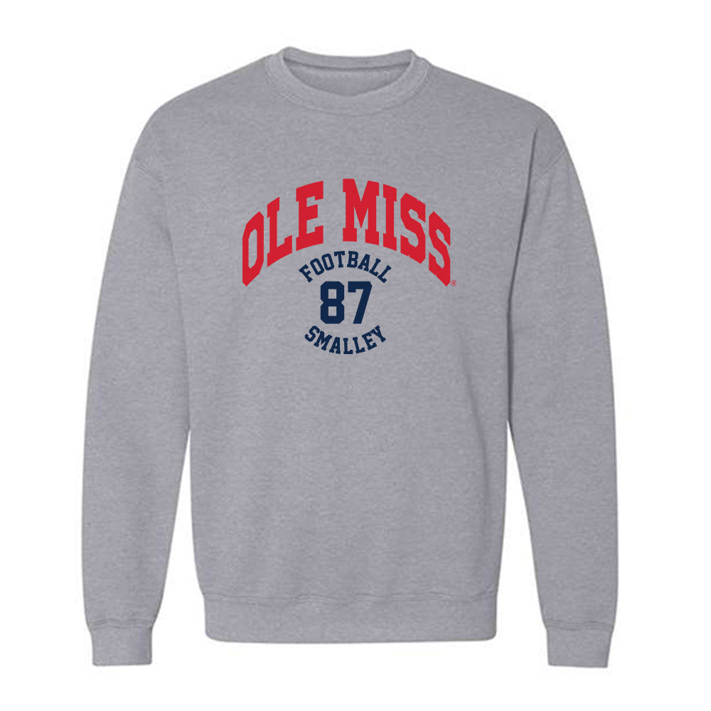 Ole Miss - NCAA Football : Wyatt Smalley - Classic Fashion Shersey Crewneck Sweatshirt-0