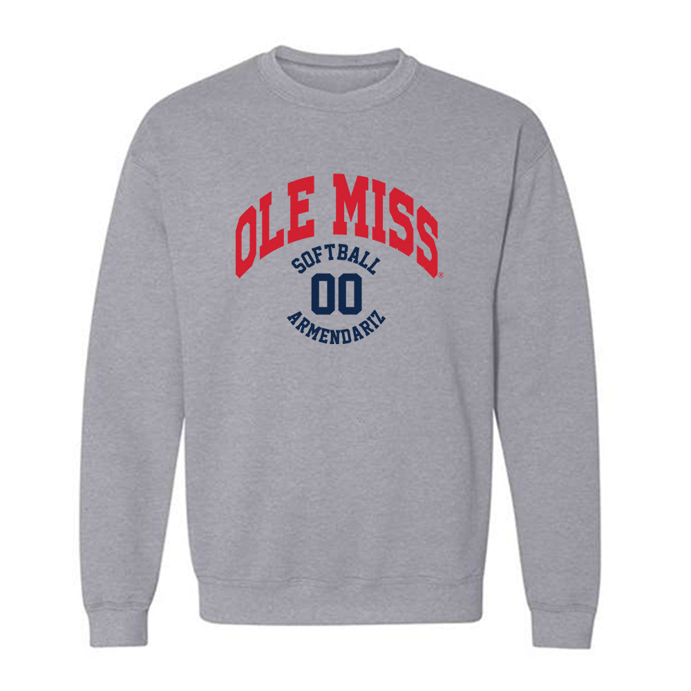 Ole Miss - NCAA Softball : Madelyn Armendariz - Classic Fashion Shersey Crewneck Sweatshirt-0