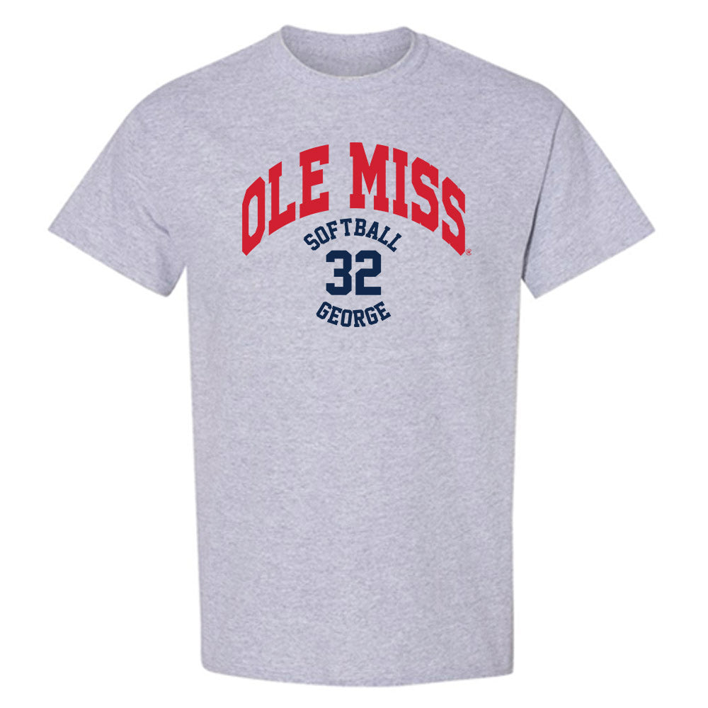 Ole Miss - NCAA Softball : Madi George - Classic Fashion Shersey T-Shirt-0