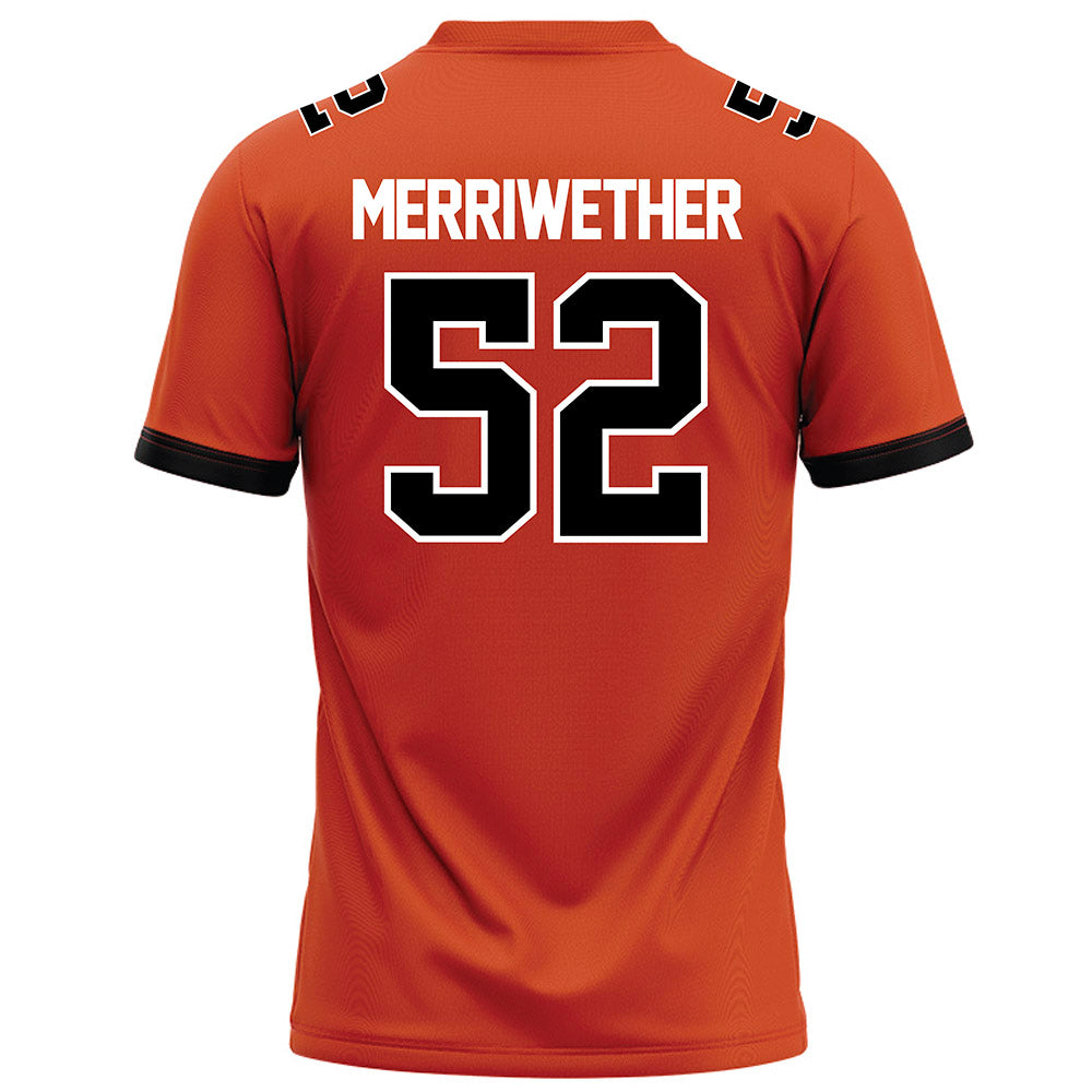 Campbell - NCAA Football : Mason Merriwether - Orange Football Jersey-1