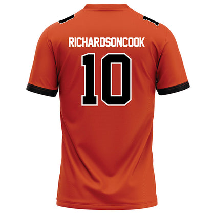 Campbell - NCAA Football : Keynan Richardson-Cook - Orange Football Jersey-1