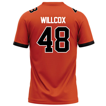 Campbell - NCAA Football : Ryder Willcox - Orange Football Jersey-1