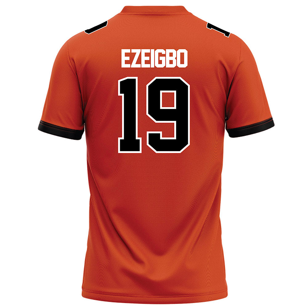Campbell - NCAA Football : Chinua Ezeigbo - Orange Football Jersey-1