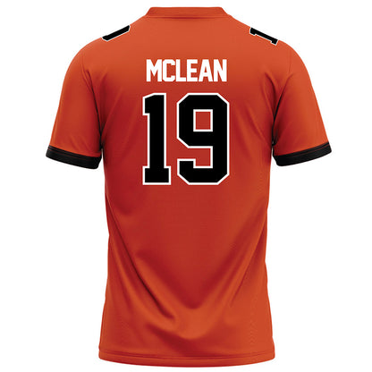Campbell - NCAA Football : Dominic McLean - Orange Football Jersey-1