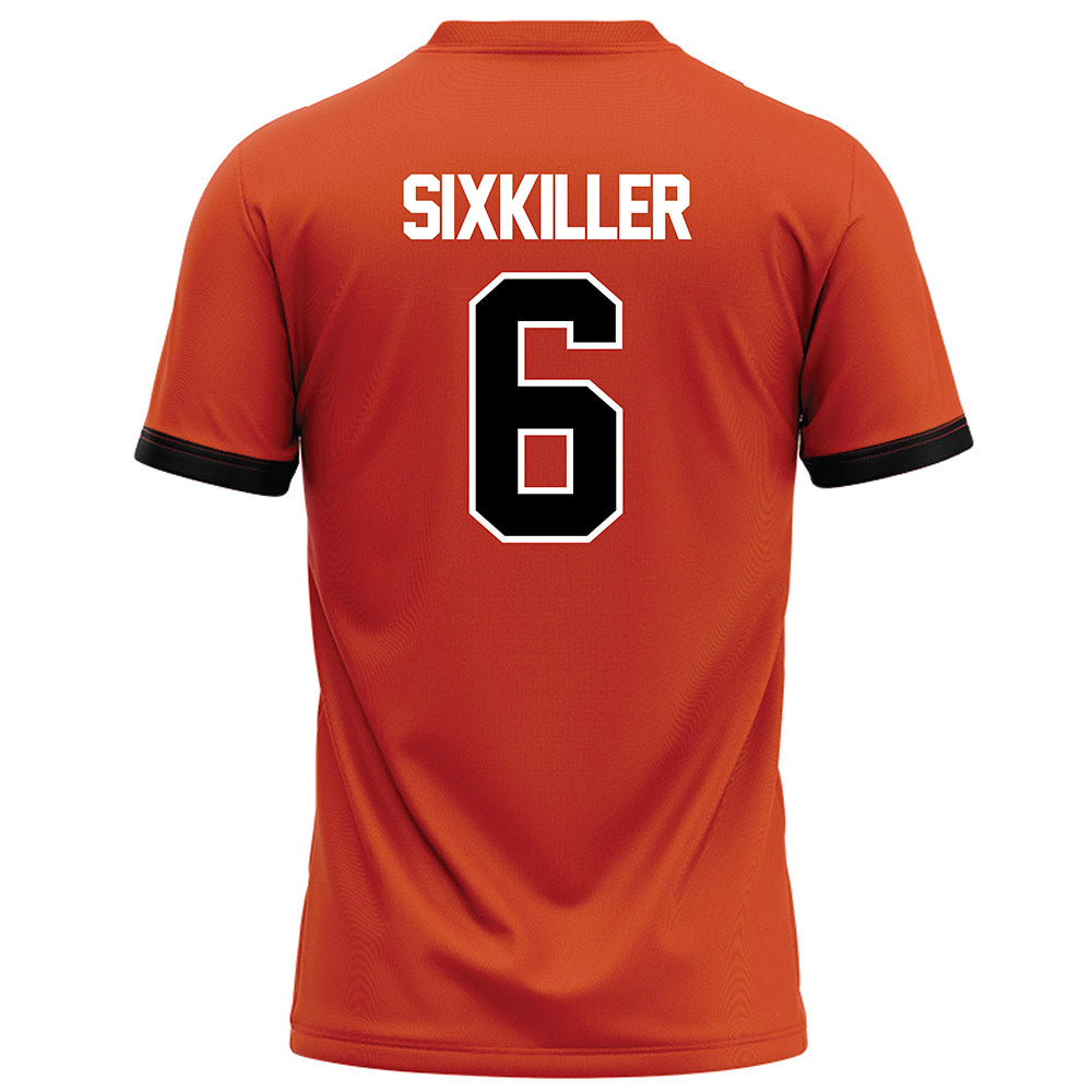 Campbell - NCAA Football : Kamden Sixkiller - Orange Football Jersey-1