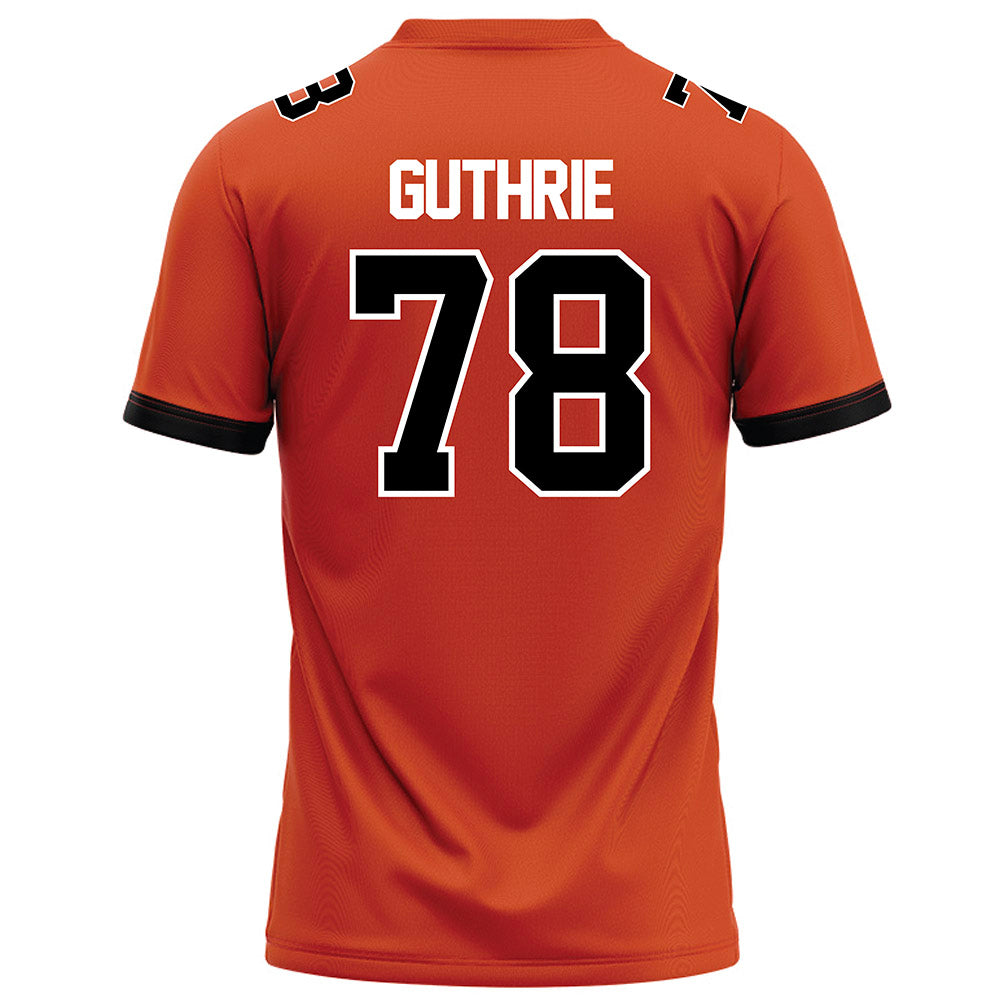 Campbell - NCAA Football : Andrew Guthrie - Orange Football Jersey