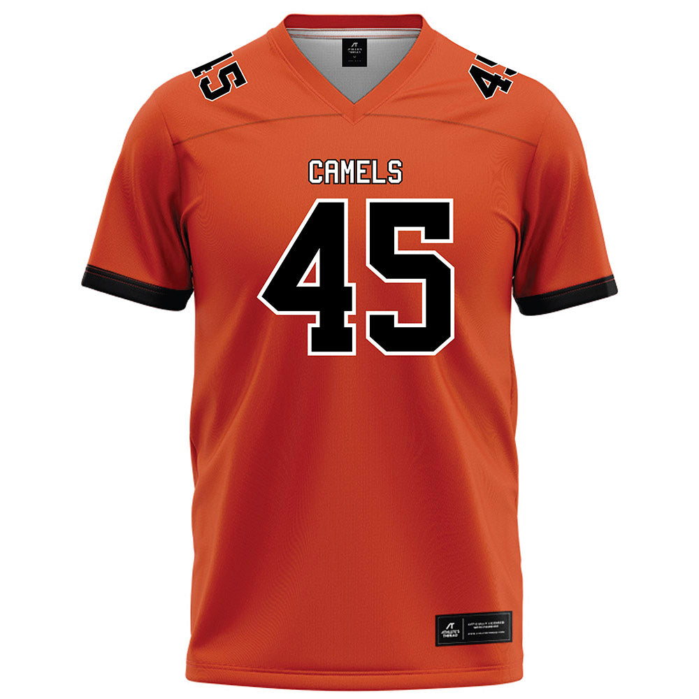 Campbell - NCAA Football : Daniel Felton - Orange Football Jersey-0