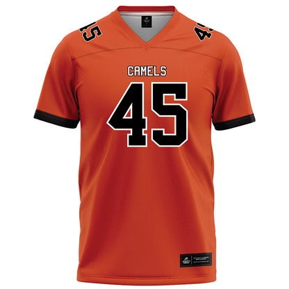 Campbell - NCAA Football : Daniel Felton - Orange Football Jersey-0