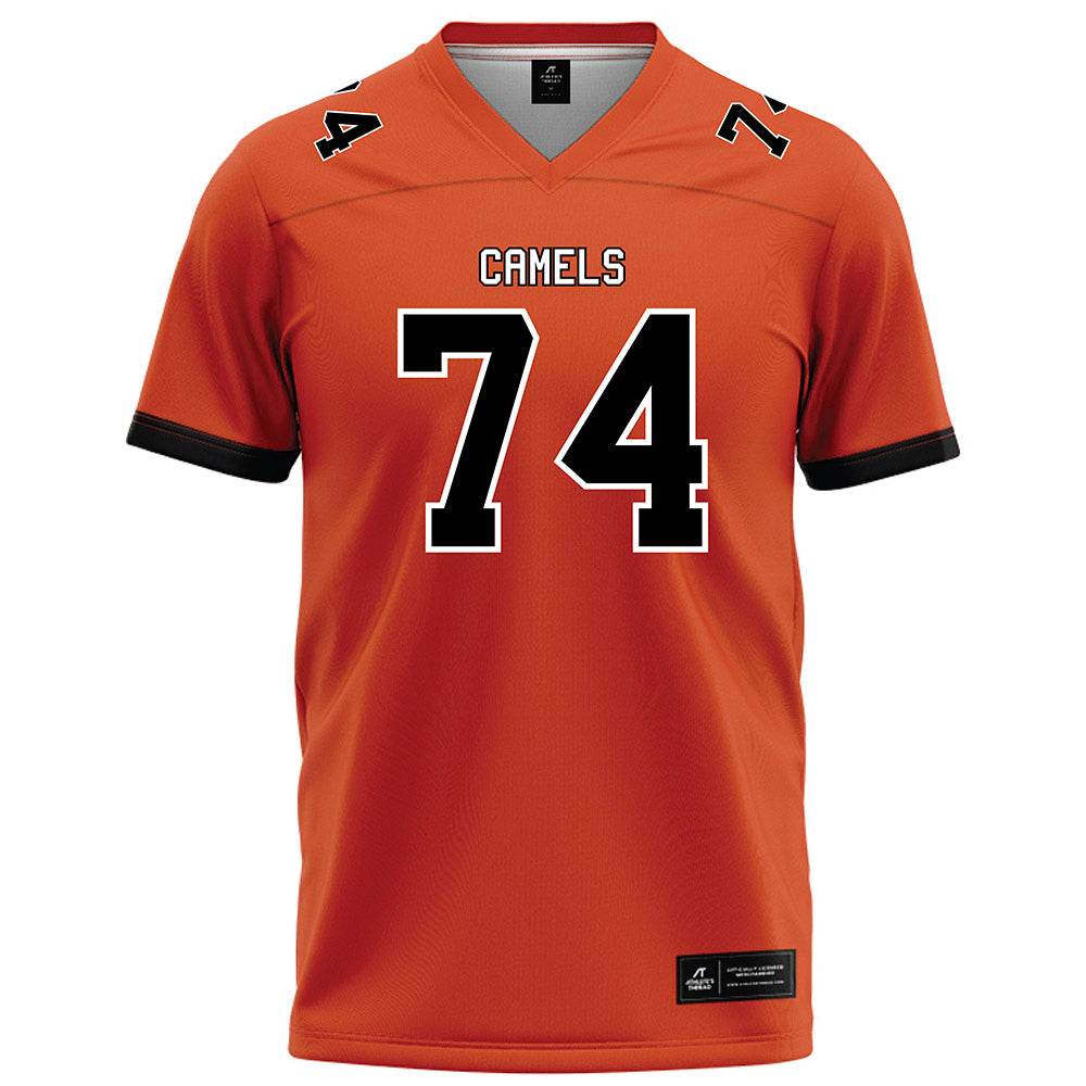 Campbell - NCAA Football : Rahshad Swinton - Orange Football Jersey-0