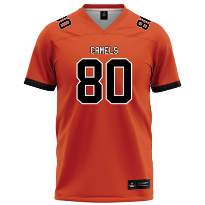 Campbell - NCAA Football : Malachi Thomas - Orange Football Jersey-0