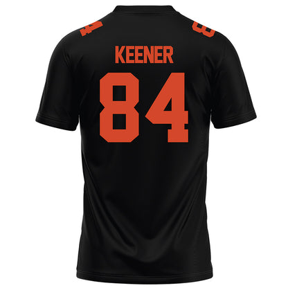 Campbell - NCAA Football : Stevie Keener - Black Football Jersey-1