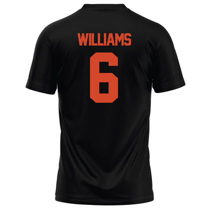 Campbell - NCAA Football : Kareem Williams - Black Football Jersey-1