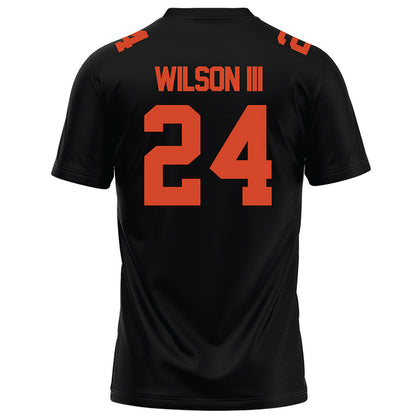 Campbell - NCAA Football : Wilson Wilson III - Black Football Jersey-1