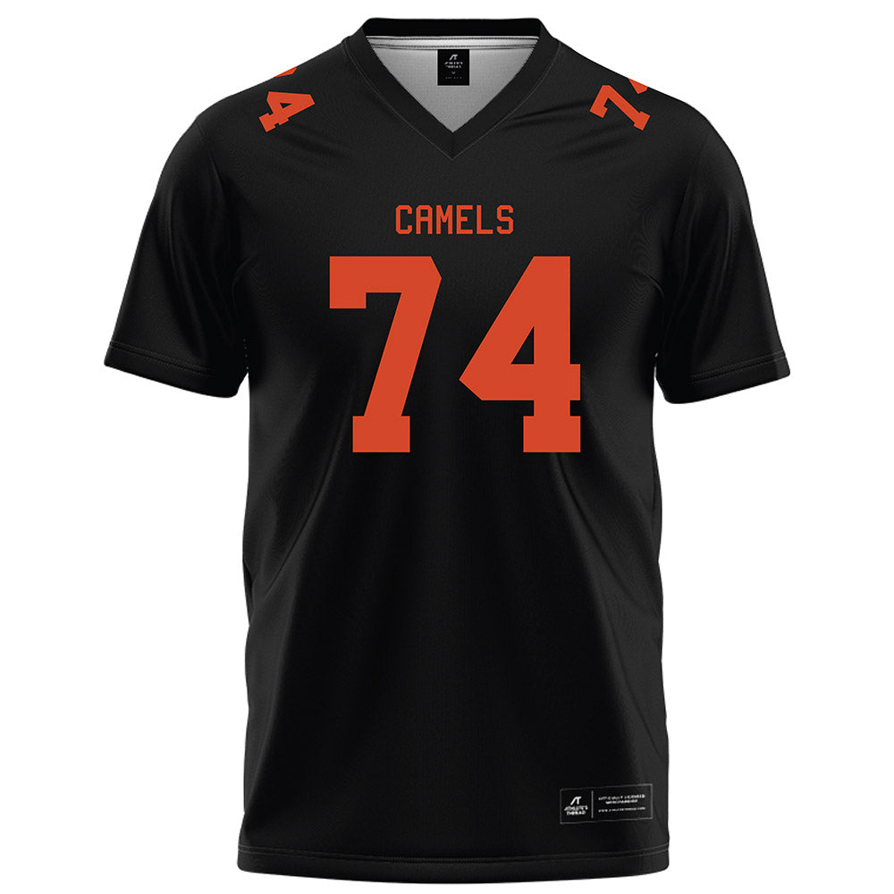 Campbell - NCAA Football : Rahshad Swinton - Black Football Jersey-0