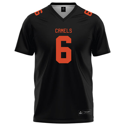 Campbell - NCAA Football : Kareem Williams - Black Football Jersey-0