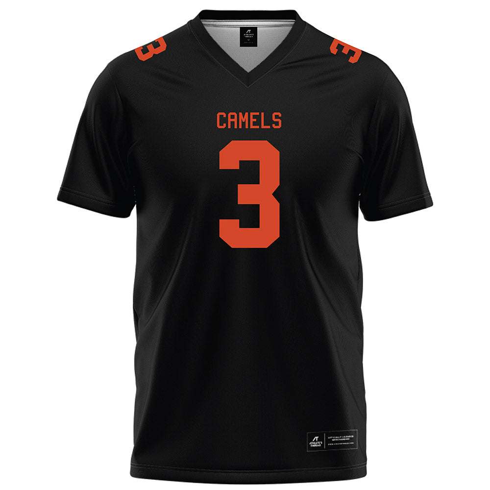 Campbell - NCAA Football : Kalen Villanueva - Black Football Jersey-0