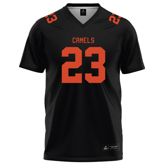 Campbell - NCAA Football : Kyle Nguyen - Black Football Jersey-0