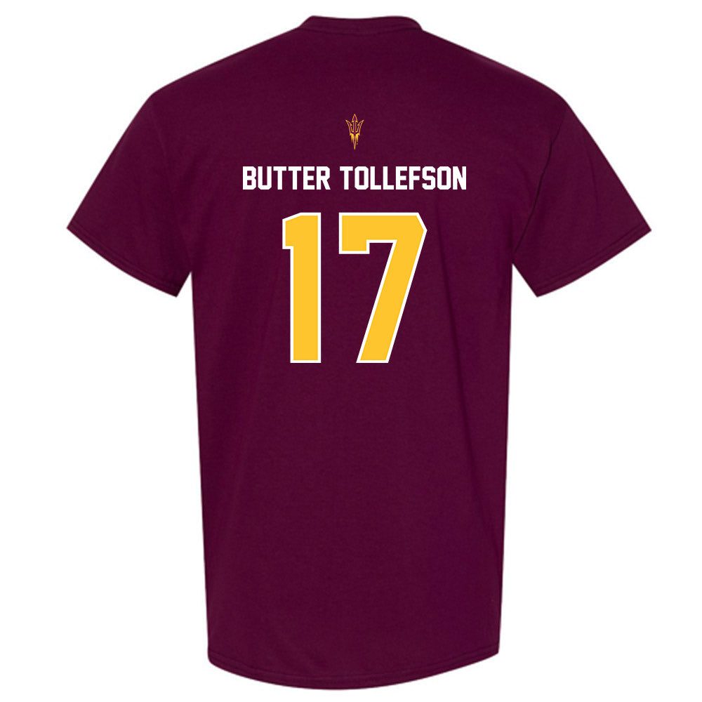 Arizona State - NCAA Football : Michael "Butter" Tollefson - Replica Shersey T-Shirt-1