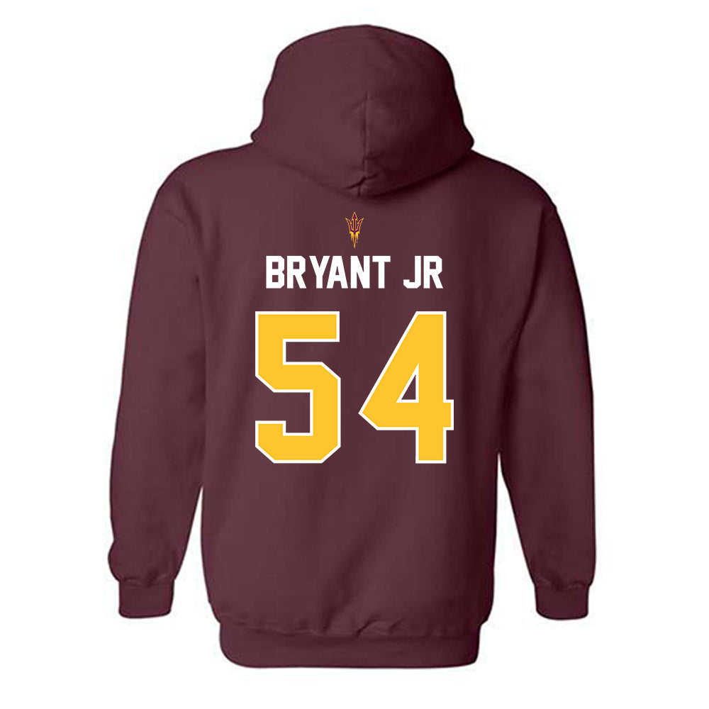 Arizona State - NCAA Football : Desean Bryant Jr - Replica Shersey Hooded Sweatshirt-1