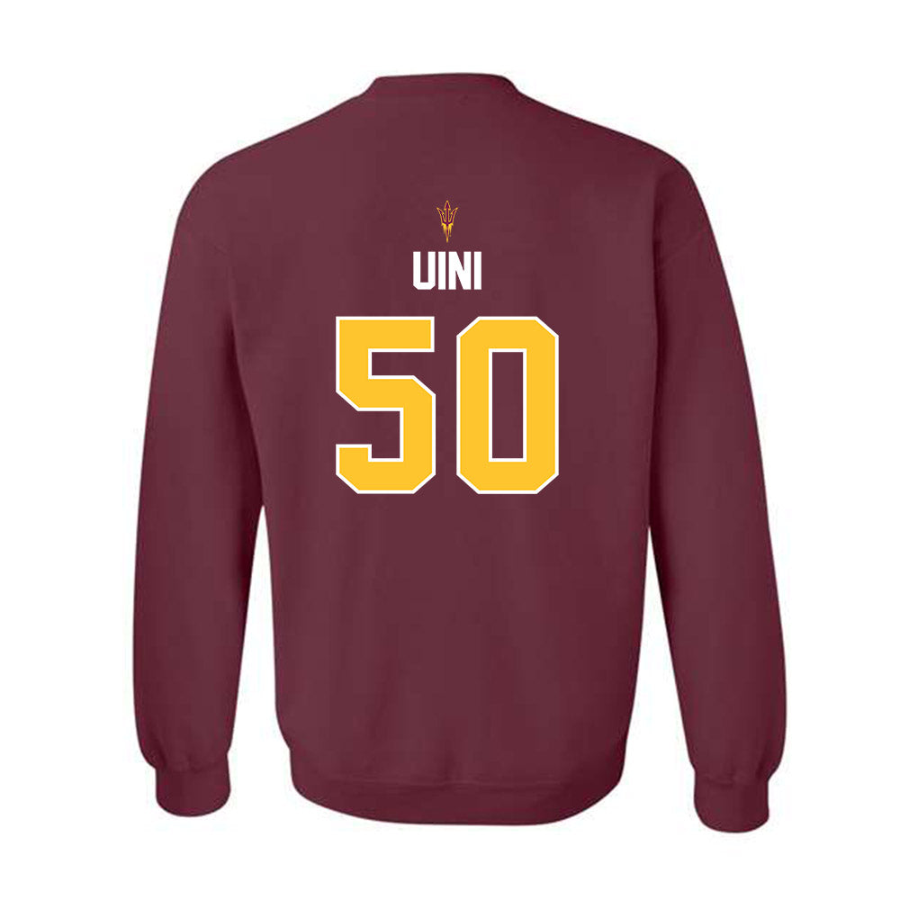 Arizona State - NCAA Football : Marques Uini - Replica Shersey Crewneck Sweatshirt-1