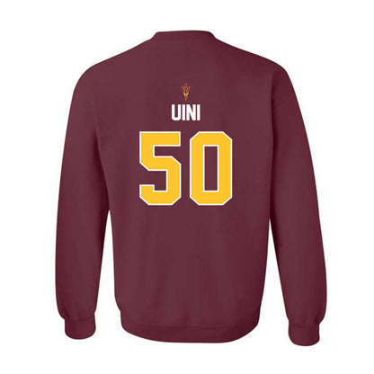 Arizona State - NCAA Football : Marques Uini - Replica Shersey Crewneck Sweatshirt-1