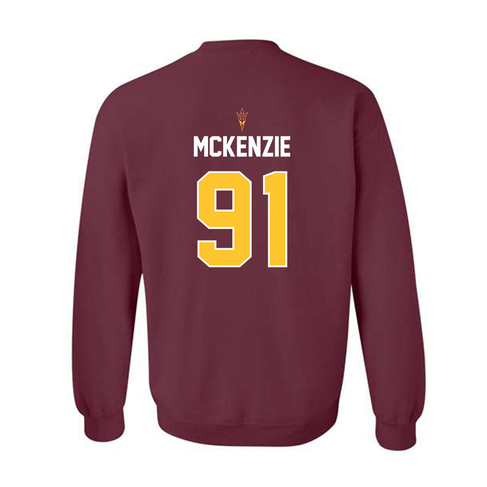 Arizona State - NCAA Football : Rashad McKenzie - Replica Shersey Crewneck Sweatshirt-1