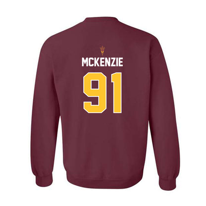 Arizona State - NCAA Football : Rashad McKenzie - Replica Shersey Crewneck Sweatshirt-1