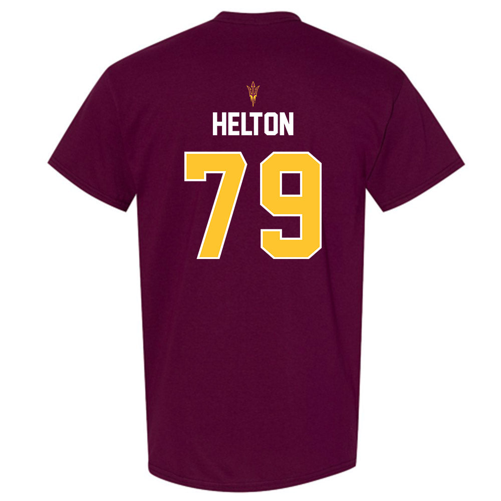 Arizona State - NCAA Football : Brent Helton - Replica Shersey T-Shirt-1
