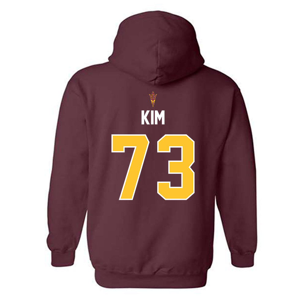 Arizona State - NCAA Football : Terrell Kim - Replica Shersey Hooded Sweatshirt-1