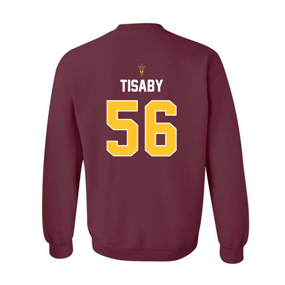 Arizona State - NCAA Football : Cortavious Tisaby - Replica Shersey Crewneck Sweatshirt-1