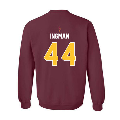 Arizona State - NCAA Football : Kristian Ingman - Replica Shersey Crewneck Sweatshirt-1