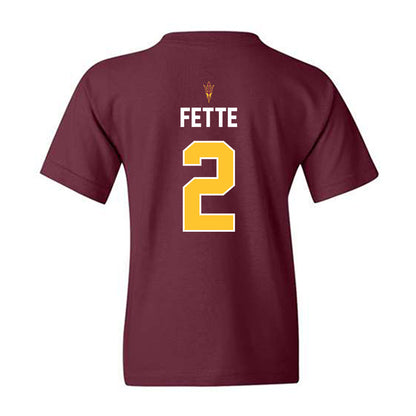Arizona State - NCAA Football : Jake Fette - Replica Shersey Youth T-Shirt-1