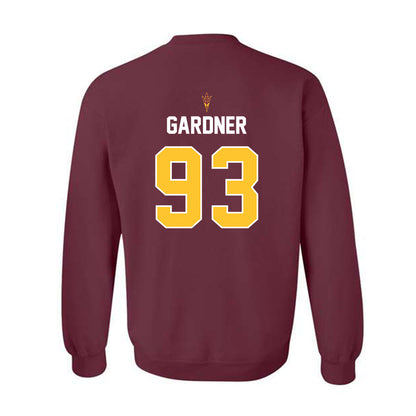 Arizona State - NCAA Football : My'Keil Gardner - Replica Shersey Crewneck Sweatshirt-1