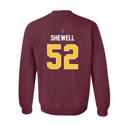 Arizona State - NCAA Football : Ian Shewell - Replica Shersey Crewneck Sweatshirt-1