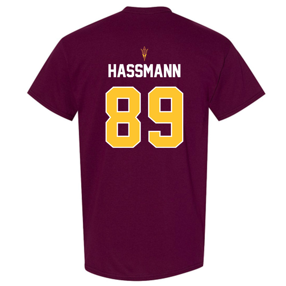 Arizona State - NCAA Football : Harry Hassmann - Replica Shersey T-Shirt-1