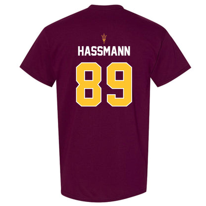 Arizona State - NCAA Football : Harry Hassmann - Replica Shersey T-Shirt-1